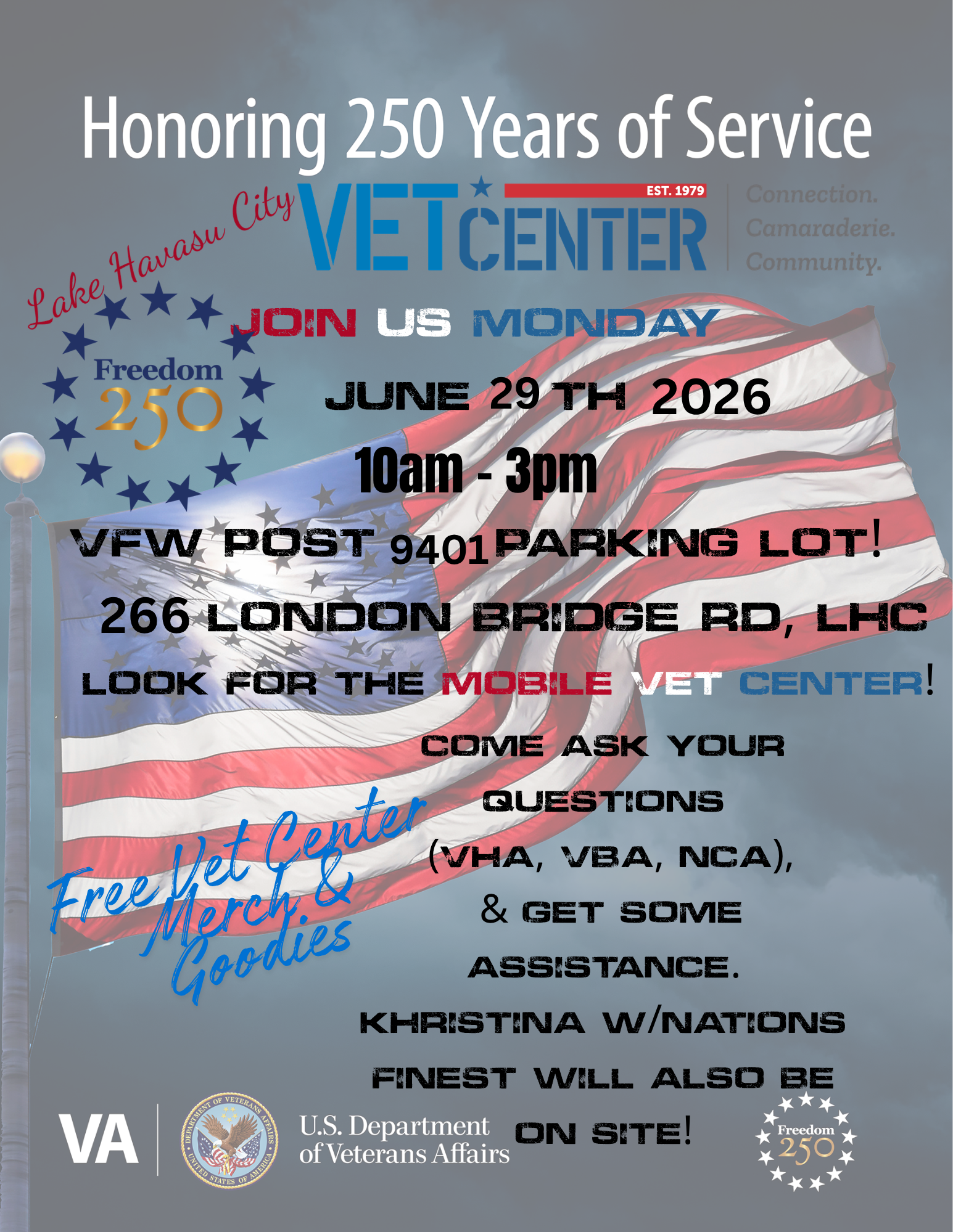 The Vet Center Freedom 250 Event