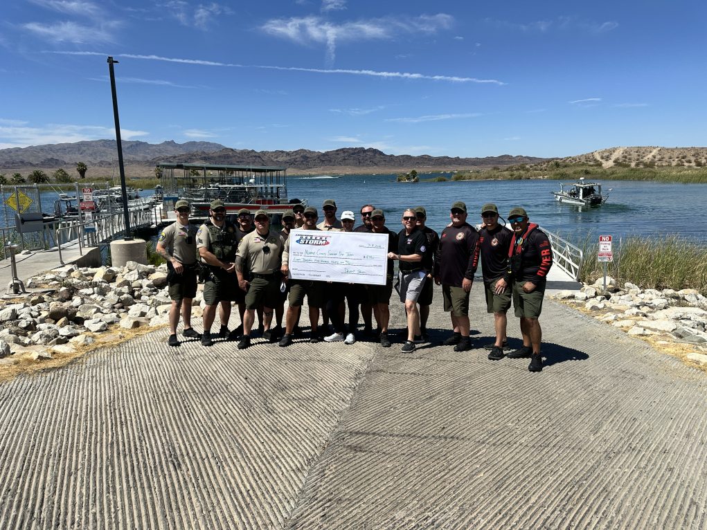 Desert Storm Presents Mohave County Sheriff’s Office Dive Team With Check