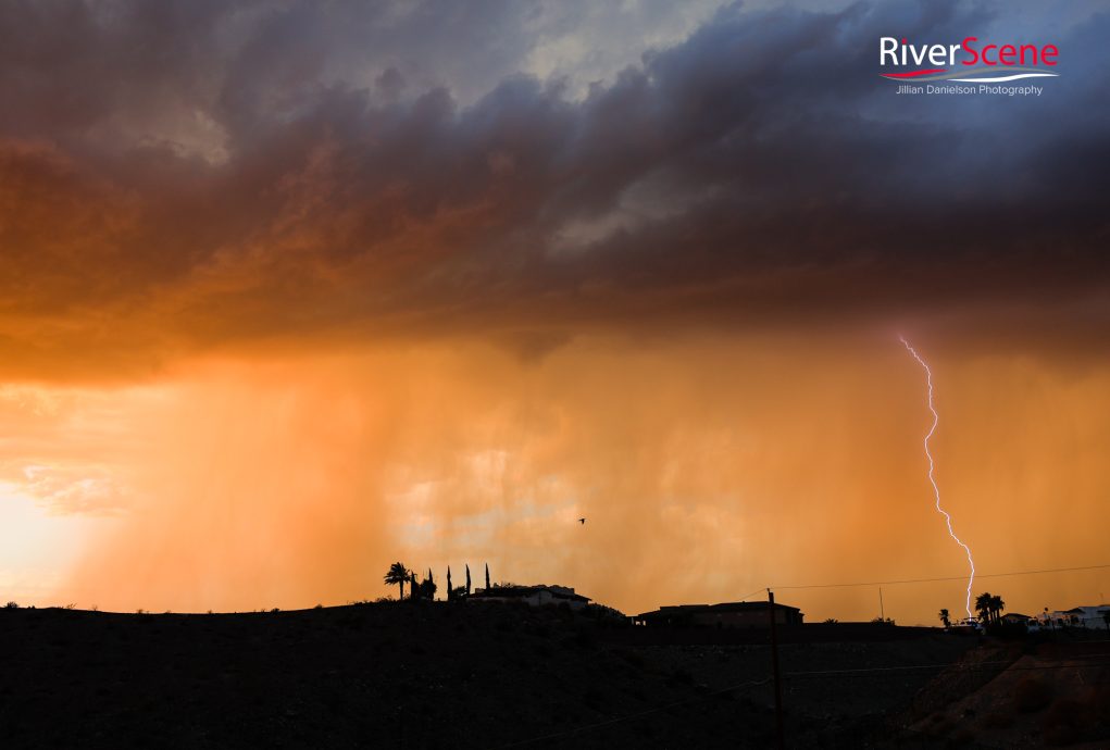 Lightning Storm Illuminates Lake Havasu City