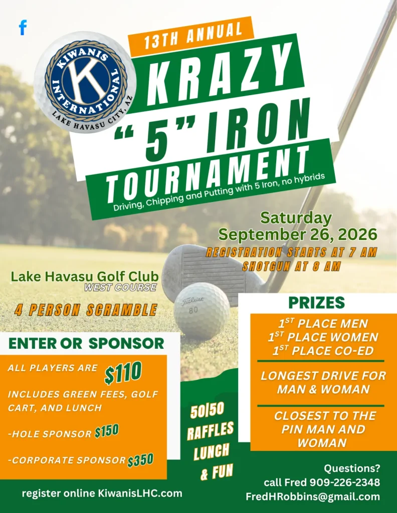 13th Annual Krazy “5” Iron Golf Tournament