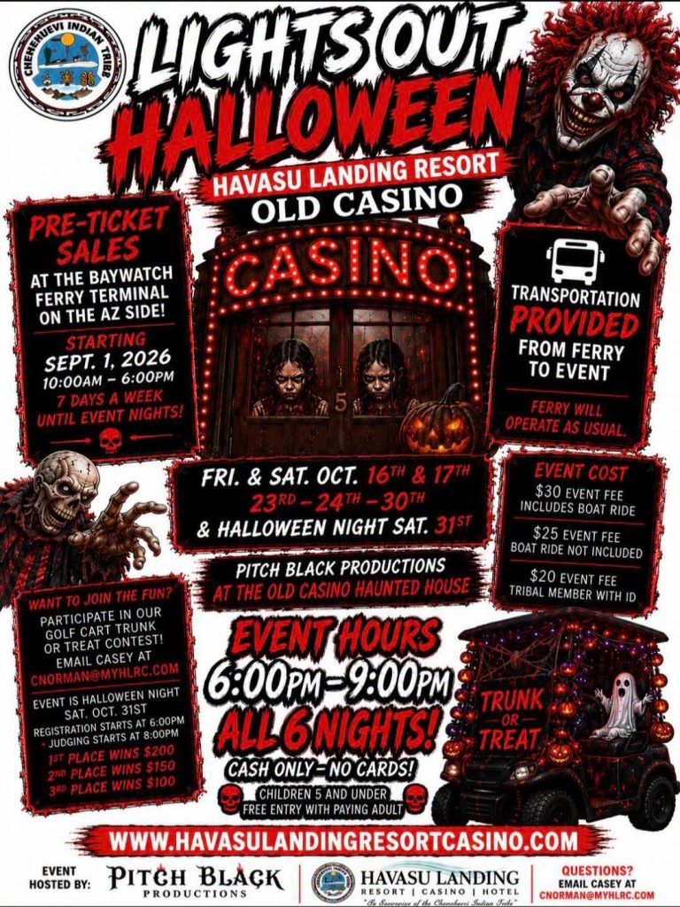 Havasu Landing Lights Out Halloween