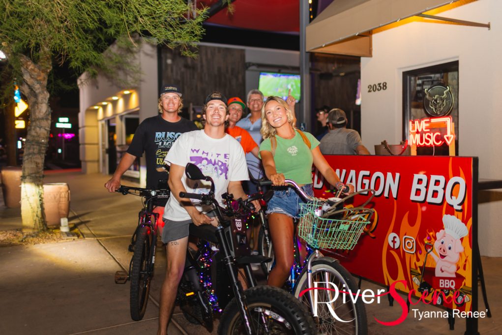 Annual Bike To Bars Brings Out Unique Decorations Friday Night