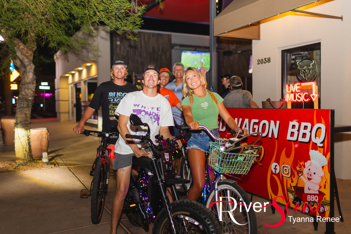 Annual Bike To Bars Brings Out Unique Decorations Friday Night