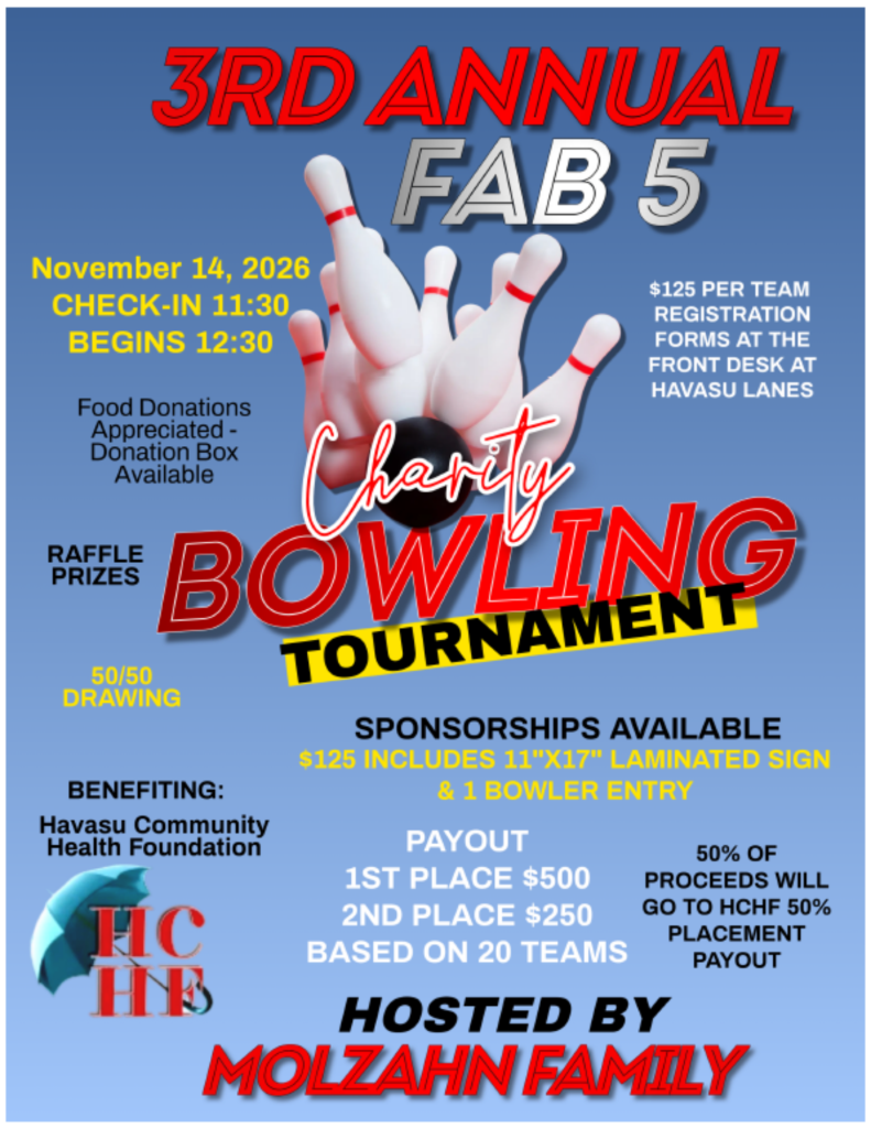 3rd Annual Fab 5 Charity Bowling Tournament