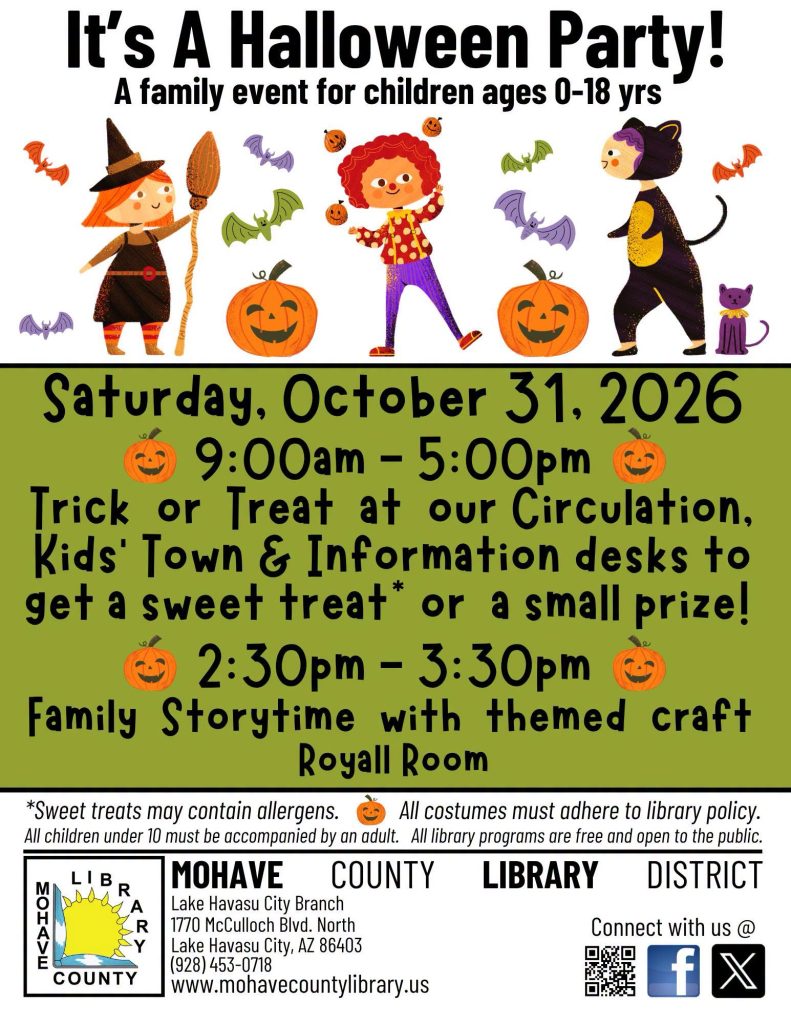 Mohave County Library Halloween Party