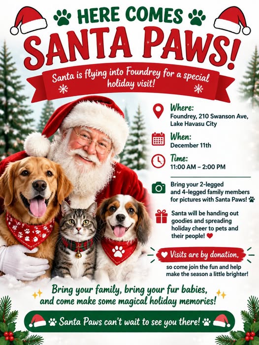 Here Comes Santa Paws